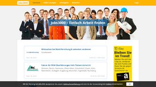 
                            1. Jobs3000 - die kostenlose Jobbörse