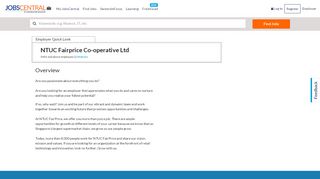 
                            7. JobsCentral Singapore Company Details - NTUC Fairprice Co ...