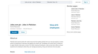 
                            12. Jobs.com.pk - Jobs in Pakistan | LinkedIn