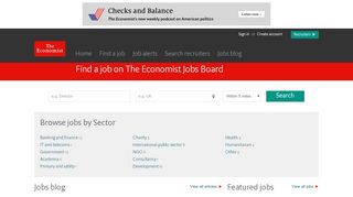 
                            10. Jobs.Economist.com | jobs | Choose from 50 live vacancies