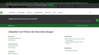 
                            12. Jobseiten der Securitas Gruppe - Securiton AG