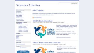 
                            5. Jobs/Trabajos - Sciences Ciencias - Google Sites