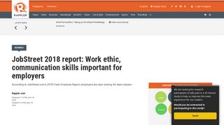 
                            12. JobStreet 2018 report: Work ethic, communication skills important for ...