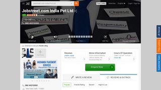 
                            6. Jobstreet.com India Pvt Ltd, New Delhi - Placement Services ... - Justdial