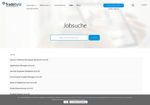 
                            13. Jobsuche | Tradebyte Software GmbH