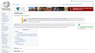 
                            10. JobTeaser - Wikipedia