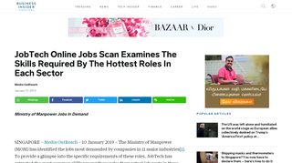
                            13. JobTech Online Jobs Scan Examines The Skills Required By The ...