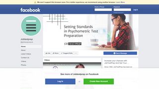 
                            6. Jobtestprep - Psychometric Test Preparation - Home | Facebook