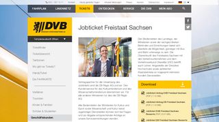 
                            10. Jobticket Freistaat Sachsen - DVB | Dresdner Verkehrsbetriebe AG
