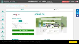 
                            8. Jobup - Best job board Switzerland | Jobup.ch | Jobboard Finder