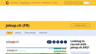 
                            10. jobup.ch recruitment French-speaking Switzerland – The Network ...