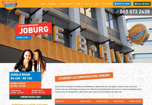 
                            3. Joburg - Student Accommodation - South Point