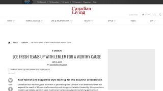 
                            12. Joe Fresh teams up with Lemlem for a worthy cause | Canadian Living