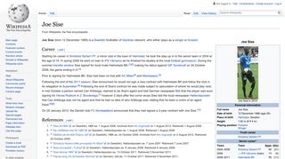 
                            12. Joe Sise - Wikipedia