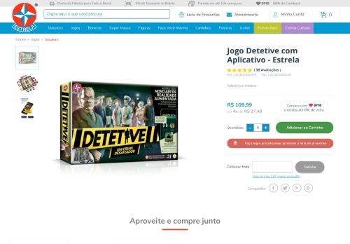 
                            12. Jogo Detetive com Aplicativo - estrela - Brinquedos Estrela