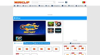 
                            3. Jogos de Bilhar em Miniclip.com