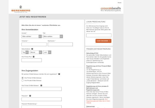 
                            2. Joh. Berenberg, Gossler & Co. KG | Registrierung