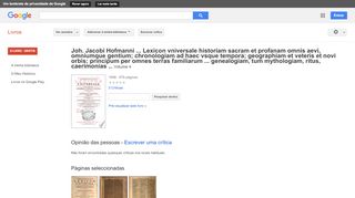 
                            6. Joh. Jacobi Hofmanni ... Lexicon vniversale historiam sacram et ...