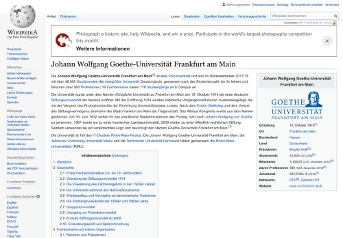 
                            10. Johann Wolfgang Goethe-Universität Frankfurt am Main – Wikipedia