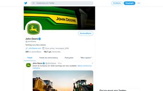 
                            8. John Deere (@JohnDeere) | Twitter