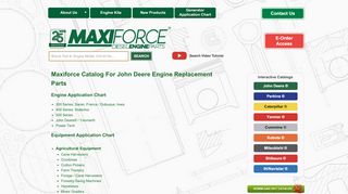 
                            3. John Deere Engine Replacement Parts | Maxiforce