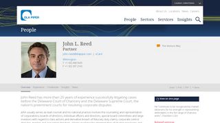 
                            12. John L. Reed | People | DLA Piper Global Law Firm