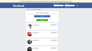 
                            10. John Persons Profiles | Facebook