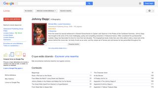 
                            10. Johnny Depp: A Biography