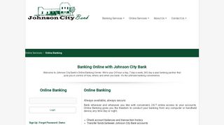 
                            10. Johnson City Bank > Online Services > Online Banking