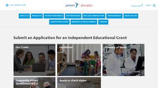 
                            3. Johnson & Johnson Ariba eInvoicing - Janssen Therapeutics Grants