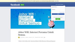 
                            7. Johor Wifi: Internet Percuma Untuk Semua. | Facebook