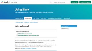 
                            10. Join a channel – Slack Help Center