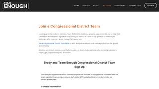 
                            7. Join a Congressional District Team — Team Enough