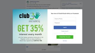 
                            2. JOIN CLUB 35 AND TRUST ME YOU WONT... - Club35 South Africa ...