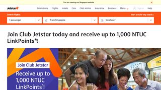 
                            7. Join Club Jetstar today and receive up to 1,000 NTUC LinkPoints ...