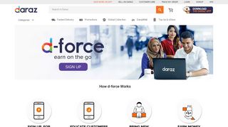
                            4. Join D-Force & Earn Money Online | Daraz.com.bd