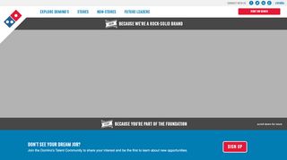 
                            2. Join Domino's Corporate or Franchise Stores | Domino's Careers