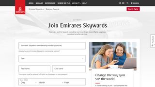 
                            9. Join Emirates Skywards | Emirates United Kingdom