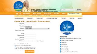 
                            5. Join Family Free - Dr. Laura