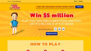 
                            11. Join Free Lotto Fest & Play Free Lottery Online » Play Lottery for Free