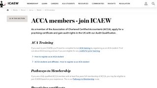 
                            11. Join ICAEW as an ACCA member | Members of other professional ...