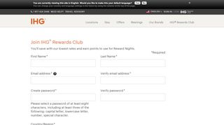 
                            12. Join IHG® Rewards Club - IHG.com