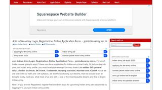 
                            12. Join Indian Army Login, Registration, Online Application Form ...