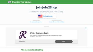 
                            2. Join Jobs2Shop - Paid Survey Update