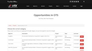 
                            1. Join OTS - Projects | OTS