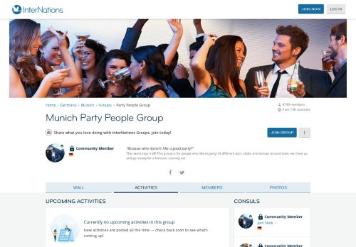 
                            7. Join our Munich Party People Group – Dining & Nightlife | InterNations