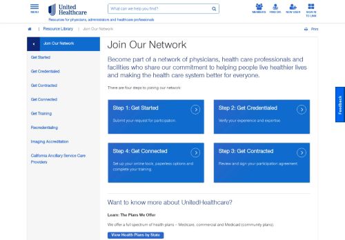 
                            7. Join Our Network | UHCprovider.com