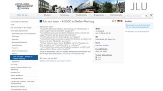 
                            6. Join our team - AIESEC in Gießen-Marburg — Justus-Liebig ...