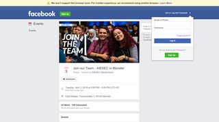 
                            8. Join our Team - AIESEC in Münster - Facebook