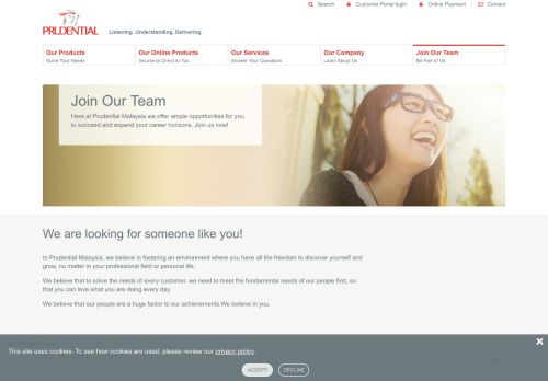 
                            13. Join Our Team- Careers at Insurance Company | Prudential ...